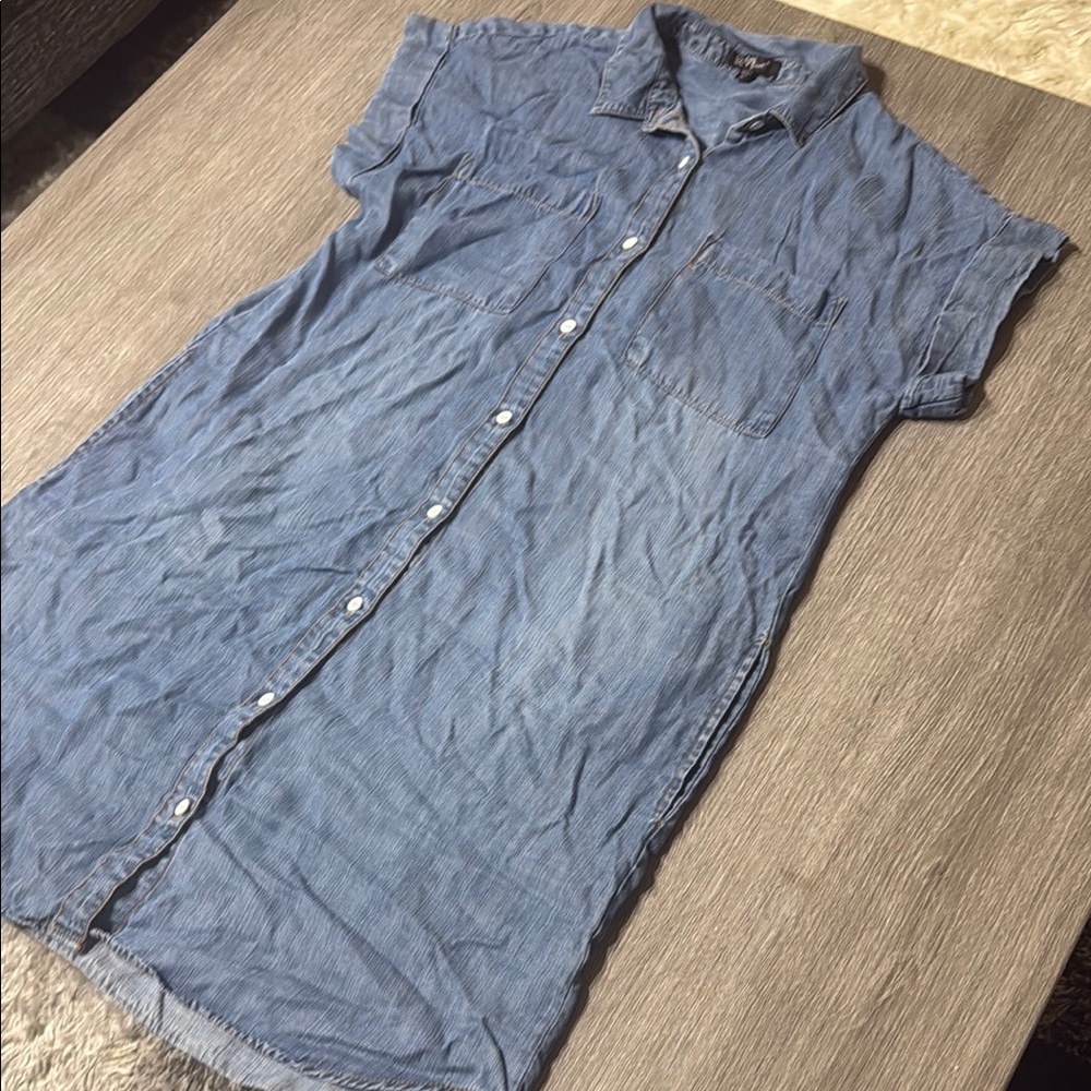 Velvet Heart Blue Mini Dress